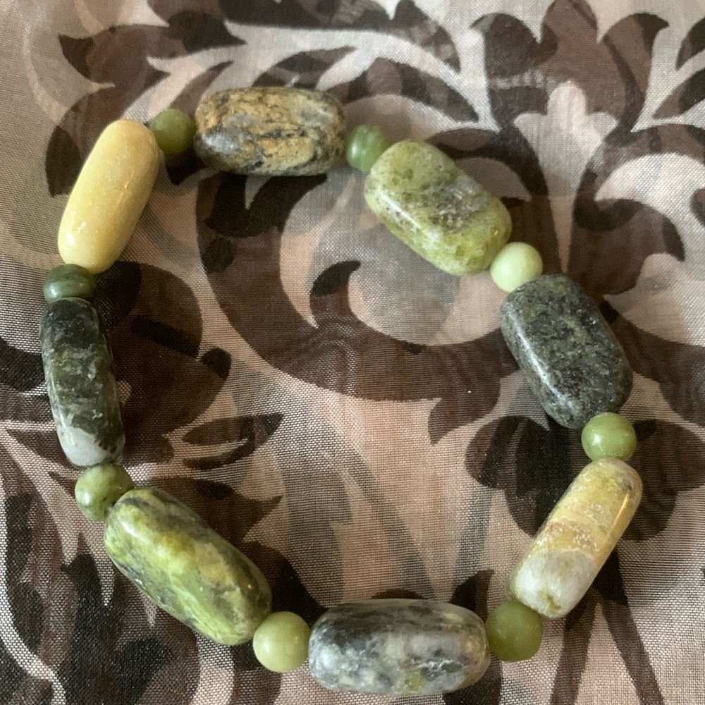 Serpentine Stone Bracelet